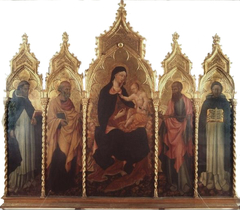 Madonna and Child with Saints by Giovanni di Paolo