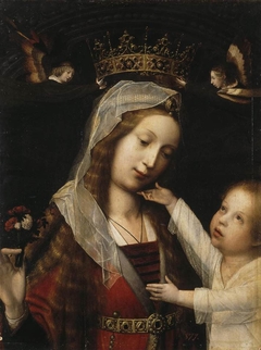 Madonna with the Child by Jan Provoost