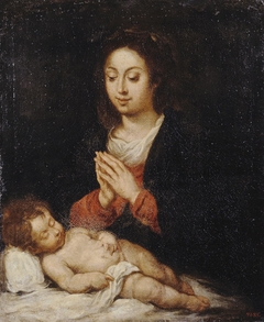 Madonna with the Sleeping Infant Christ by Geronimo de Bobadilla