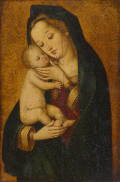 Maria, das Kind liebkosend by Hans Holbein the Elder