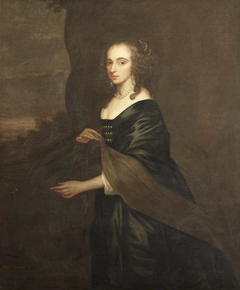 Mary Hervey, Mrs Edward Gage (1620-1654) by follower of Sir Anthony Van Dyck