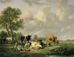 Meadow with Animals