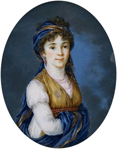 Miniature of Princess Anna Grigorievna Belosselsky-Belozersky (1773-1846). by Anonymous