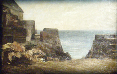 Morsalines, descent to the beach by Adolphe Lalyre