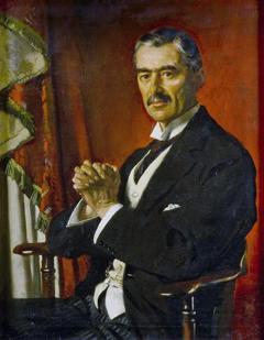 Neville Chamberlain by William Orpen