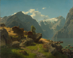 Norwegian Landscape by Hans Gude
