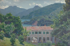 On Lake Como. Hotel. Villa Serbilloni. Italy by Apollinary Vasnetsov