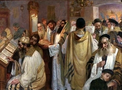 On the eve of Yom Kippur (Prayer). by Jakub Weinles