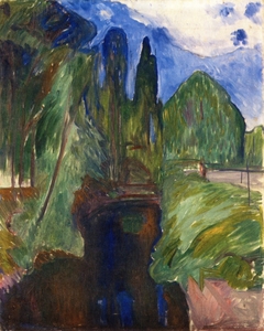 Park Landscape by Edvard Munch