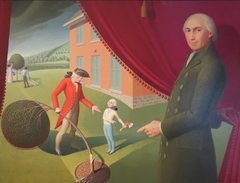 Parson Weems's Fable by Grant Wood