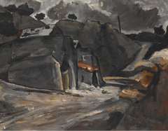Paysage provençal (Rochers à l'Estaque) by Paul Cézanne