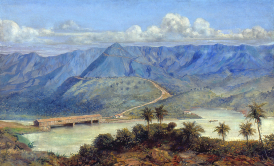 Ponte Coberta de Cubatão, 1850