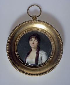 Portrait de jeune femme by Charles Etienne Leguay