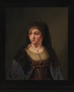 Portrait of a Lady in a Veil by Thomas Mathisen