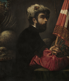 Portrait of a Man as Saint George by Tintoretto