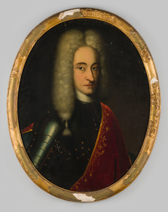 Portrait of a man, probably Hans Willem van Aylva (1695-1722) by Bernard Accama