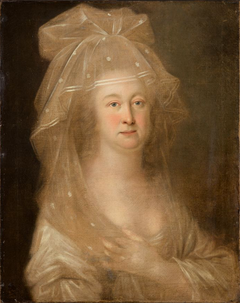 Portrait of a Woman wearing a Veil by German Master of the Second Half of the 18th Century