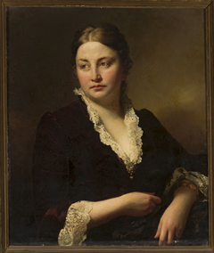 Portrait of a young woman – Johana Freün von Tschamer by unknown