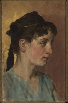 Portrait of a young woman by Tytus Pilecki