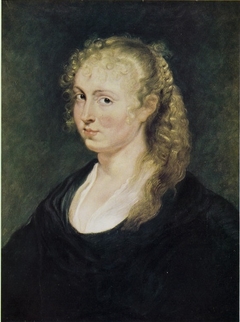 Portrait of an unknown woman with braided blond hair by Peter Paul Rubens
