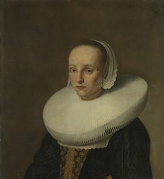 Portrait of Anna van der Does (1609-1650) by Paulus Hennekyn