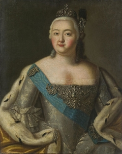 Portrait of Empress Elizabeth Petrovna by anonymous painter