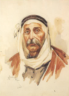 Portrait of Hussein Mahmoud Al-Hajj Darwich