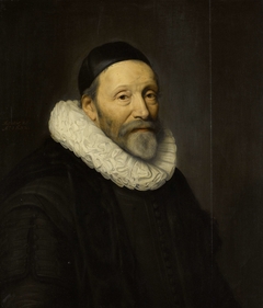 Portrait of Johannes Wttenbogaert (Jan Uytenbogaert), Remonstrant Minister in The Hague, Pastor of the Wallon Church by Unknown Artist
