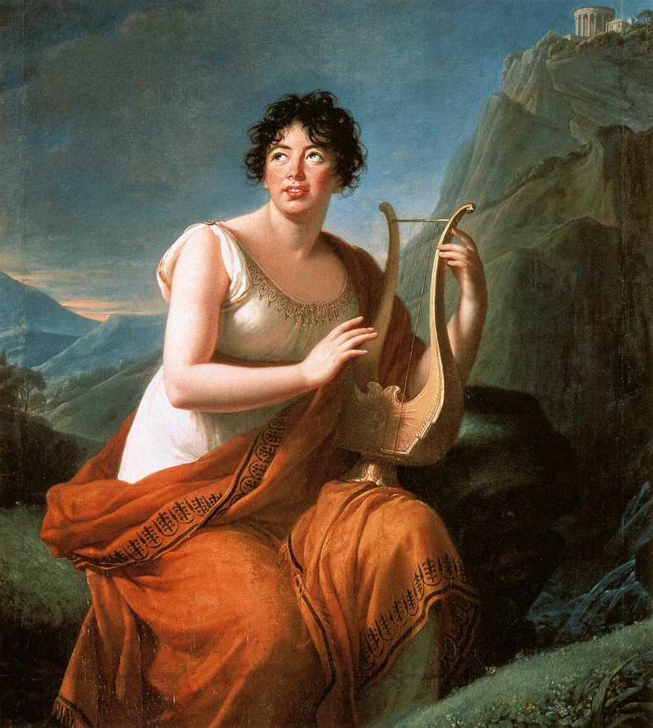 Portrait of Madame de Staël as Corinne on Cape Misenum