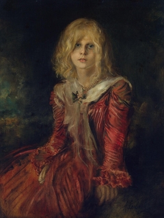 Portrait of Marion Lenbach by Franz von Lenbach