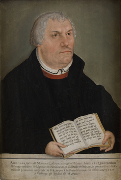 Portrait of Martin Luther (1483–1586) by Anonymous