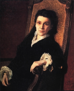 Portrait of Poliksena Stepanovna Stasova by Ilya Repin