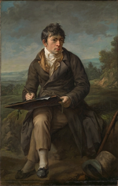 Portrait of the Landscape Painter Carl Anton Graff by Anton Graff
