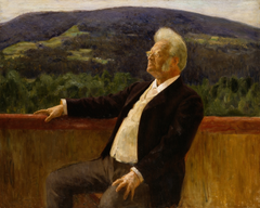 Portrait of the Poet Bjørnstjerne Bjørnson by Erik Werenskiold