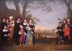 Portrait of the Sam Family by Aelbert Cuyp
