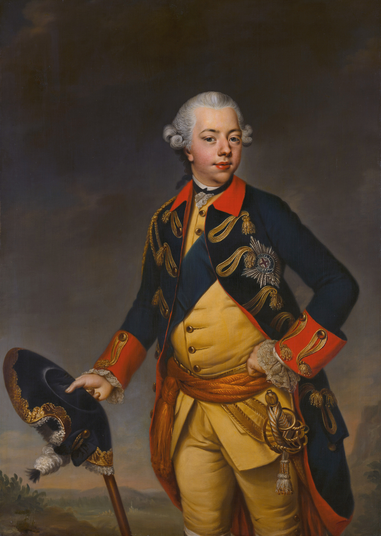 Portrait of Willem V (1748-1806), prince of Oranje-Nassau