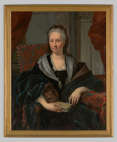 Portret van Catharina de Hochepied by Nikolaas Verkolje