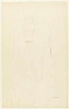 Portret van Jean Cocteau by Amedeo Modigliani