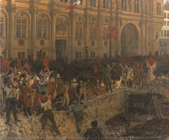 Proclamation de la République le 24 février 1848 by Jean-Paul Laurens