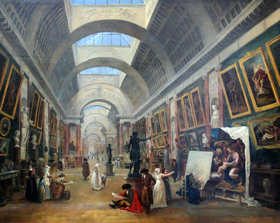 Projet d'aménagement de la Grande Galerie du Louvre