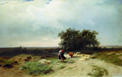 Return of the herd by Fyodor Vasilyev