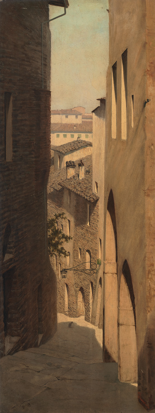 Ruelle Italienne Telemaco Signorini Artwork On Useum