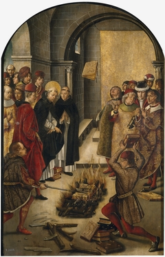 Saint Dominic and the Albigensians by Pedro Berruguete