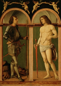 Saint George and Saint Sebastian