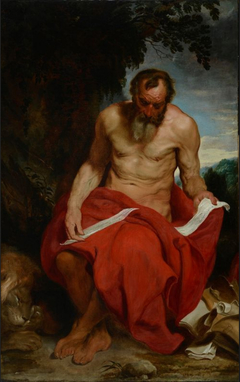 Saint Jerome by Anthony van Dyck