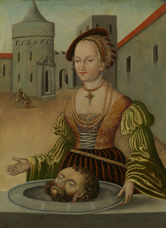 Salome with the Head of St John the Baptist by Attributed to the school of Lucas Cranach the Elder
