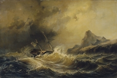 Schiffbruch bei Kap Hoorn by Josef Püttner