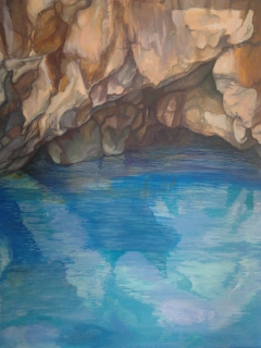 Sea cave by Christina Markesini