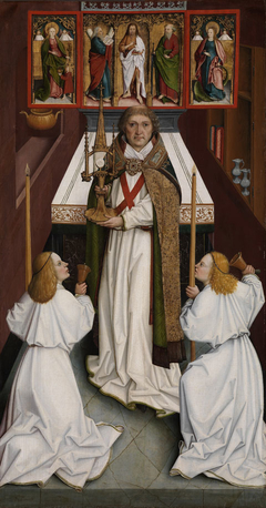 Segensspendung (Verehrung der Eucharistie) by Bartholomäus Zeitblom