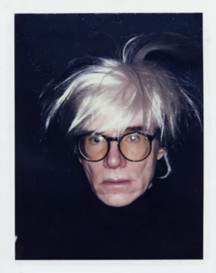 Self-Portrait (Fright Wig) by Andy Warhol